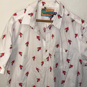Chubbies Weekender Henley pullover Polo Parrots